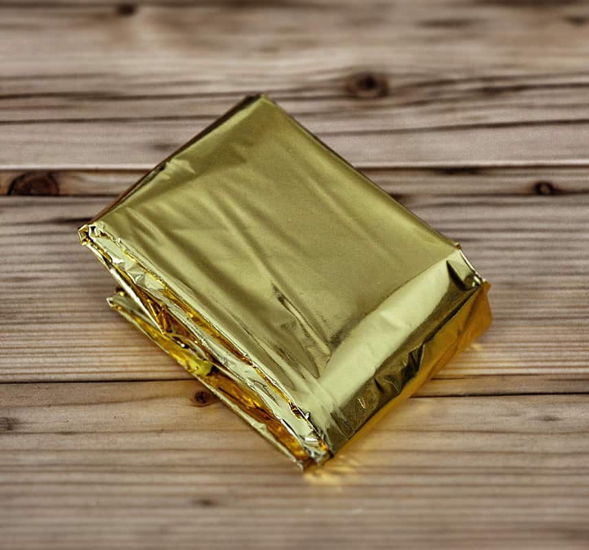 20 Rettungsdecken Goldfolie 160 x 210 cm Silber/Gold - GRATIS Lieferung  innerhalb Deutschlands : : Sonstiges