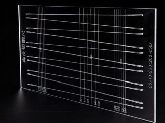 bandset schablone zwillengummi selber schneiden