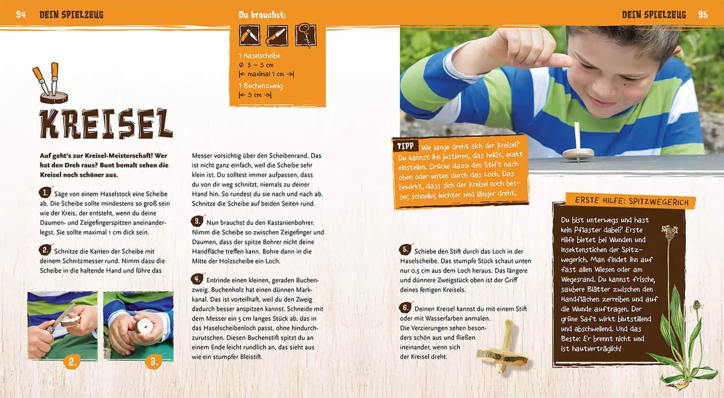 KOSMOS Buch Schnitzwerkstatt Set – Bild 2