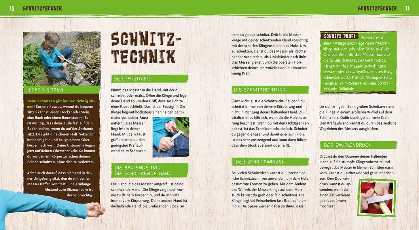 KOSMOS Buch Schnitzwerkstatt Set – Bild 4