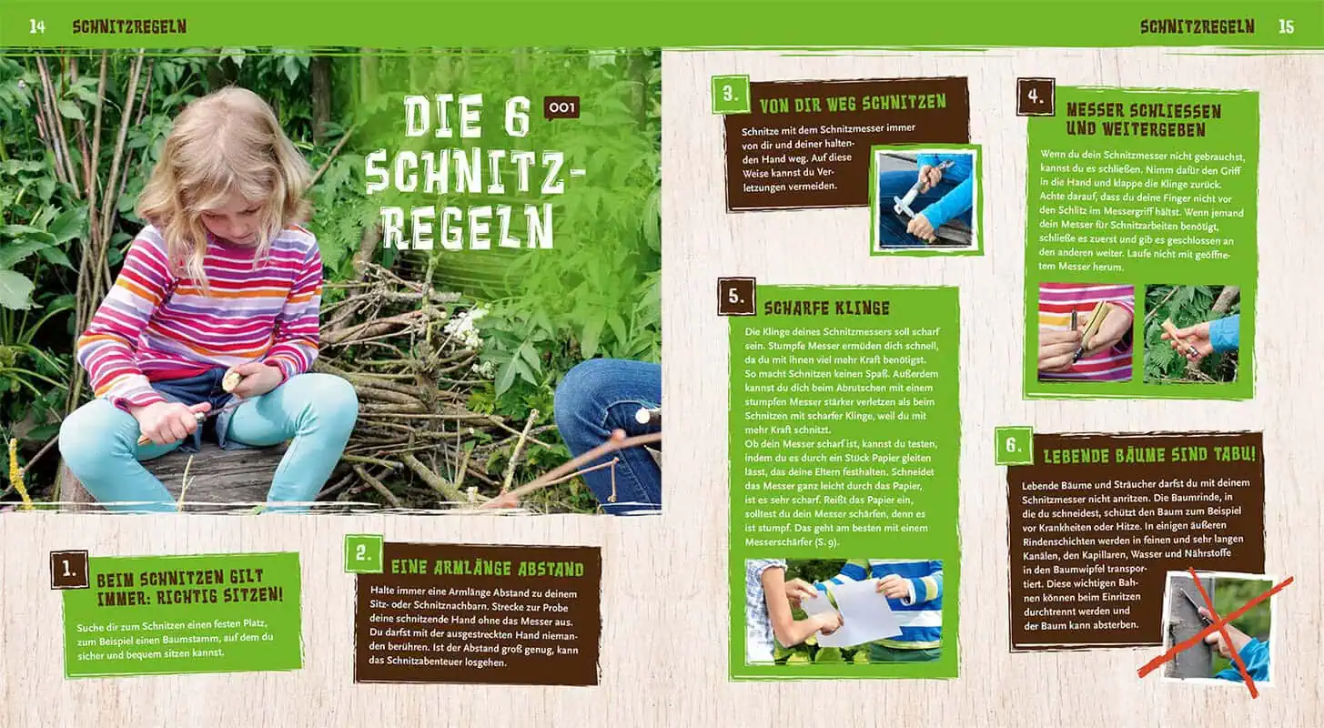 KOSMOS Buch Schnitzwerkstatt Set – Bild 5