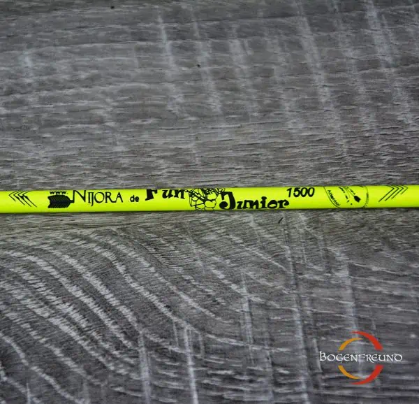 Kinderpfeil Carbon Protect Neongelb 3 Stück – Bild 3