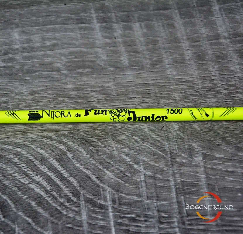 Kinderpfeil Carbon Protect Neongelb 3 Stück – Bild 3