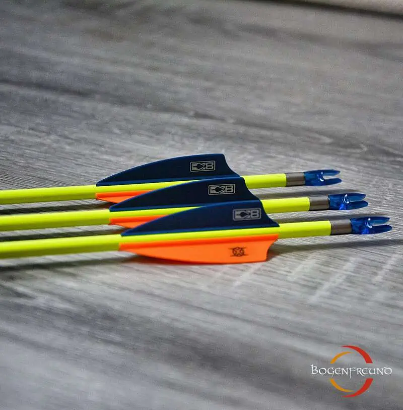 Kinderpfeil Carbon Protect Neongelb 3 Stück – Bild 5