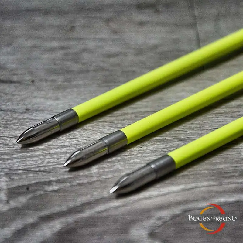 Kinderpfeil Carbon Protect Neongelb 3 Stück – Bild 6