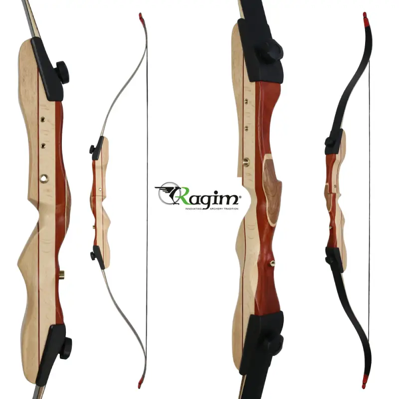 ragim wildcat recurvebogen take down black schwarze wurfarmer