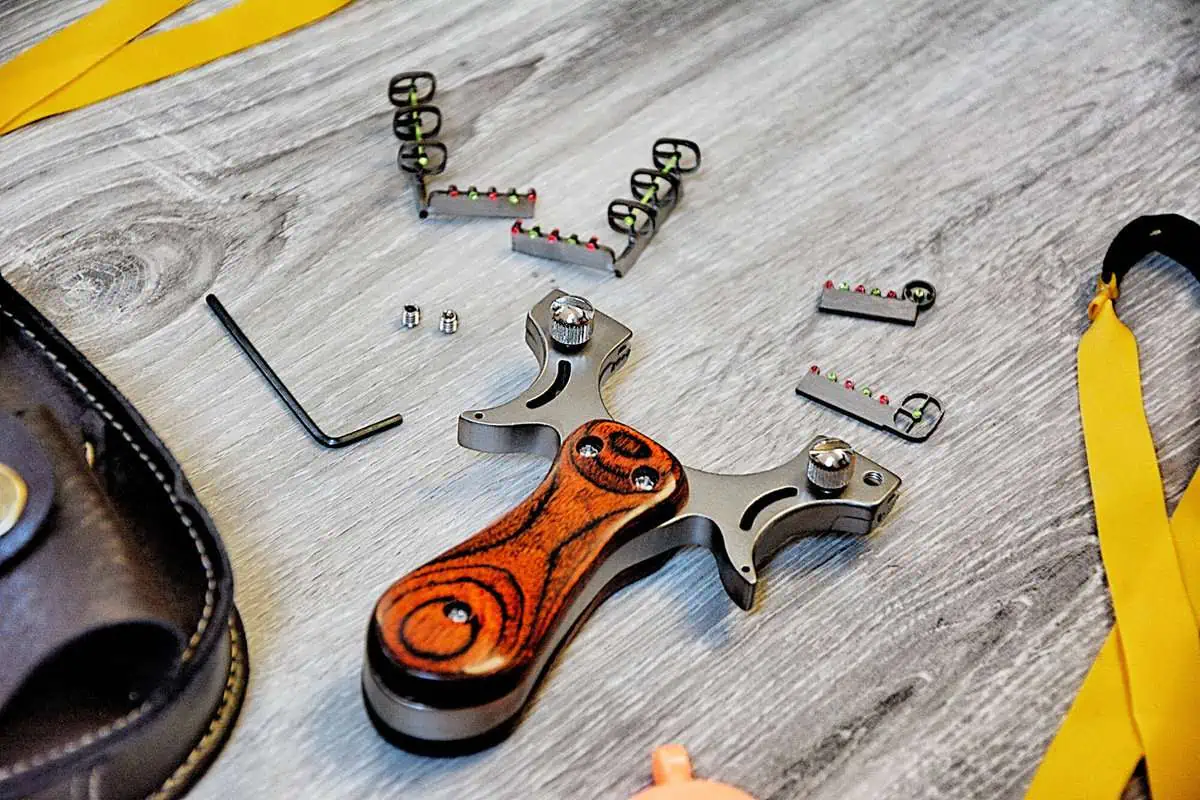 Steinschleuder Metal Wood Hot Set – Bild 2