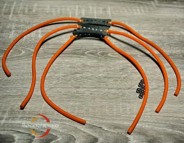 Zwillengummi Tubes Bandset Junior Orange 3 Stk – Bild 2