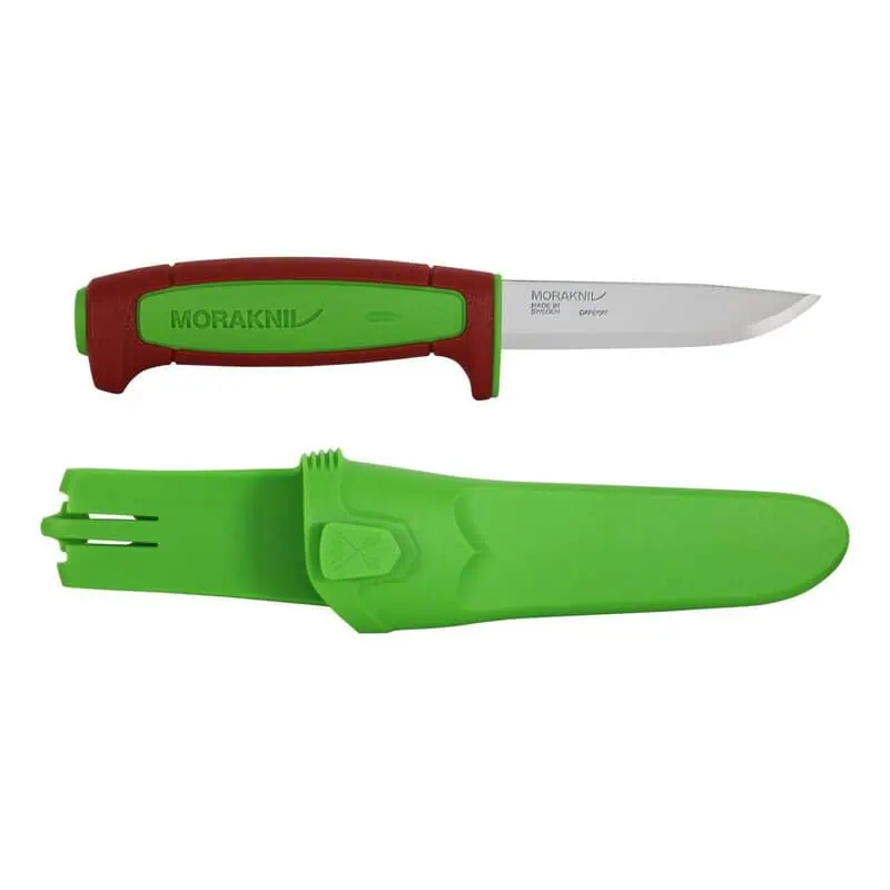 morakniv basic 511 schnitzmesser kindermesser green bordeaux
