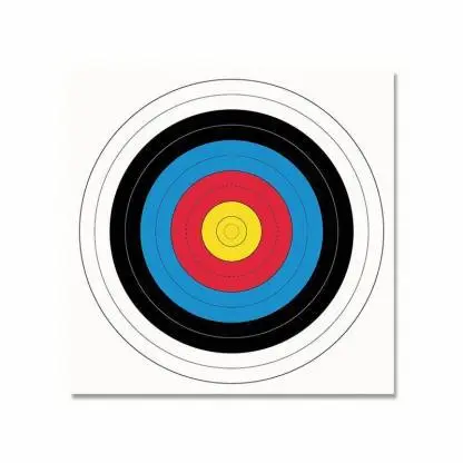 Zielscheibenauflage Premium Bogensport WA FITA papierauflage bogensport