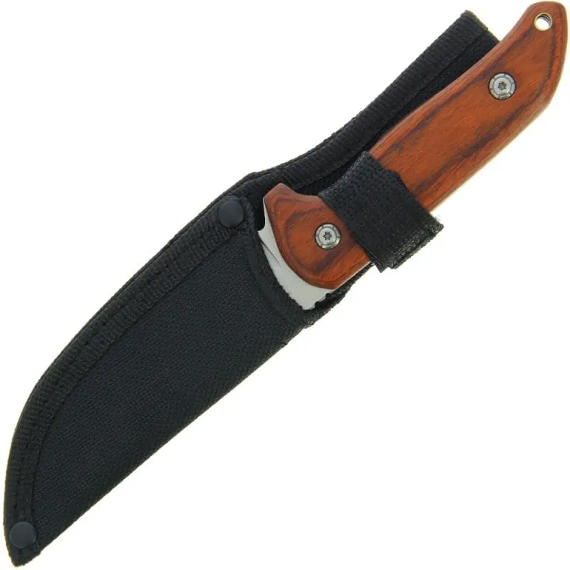 Outdoormesser Full Tang Pakkaholz – Bild 4