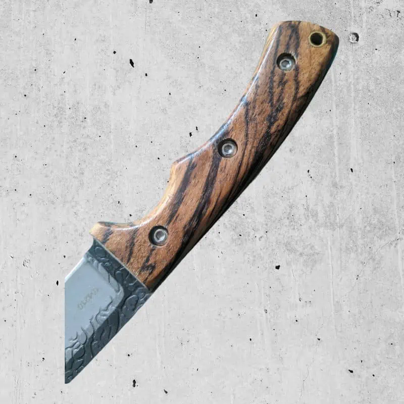 Gürtelmesser Zebraholz – Bild 3