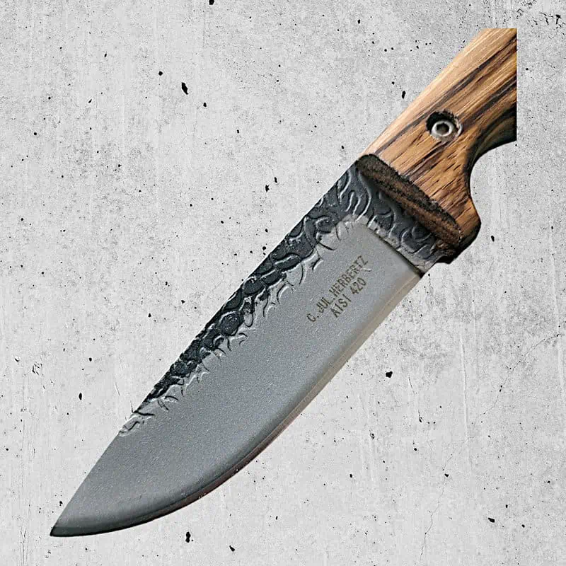 Gürtelmesser Zebraholz – Bild 2