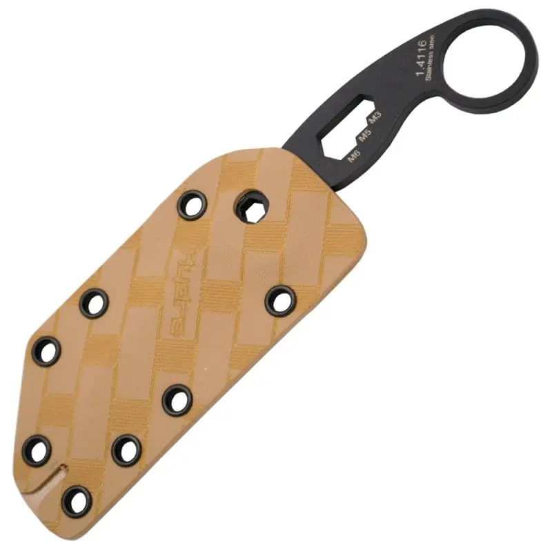 Hydra Knives Buzzard Black Neckknife – Bild 4