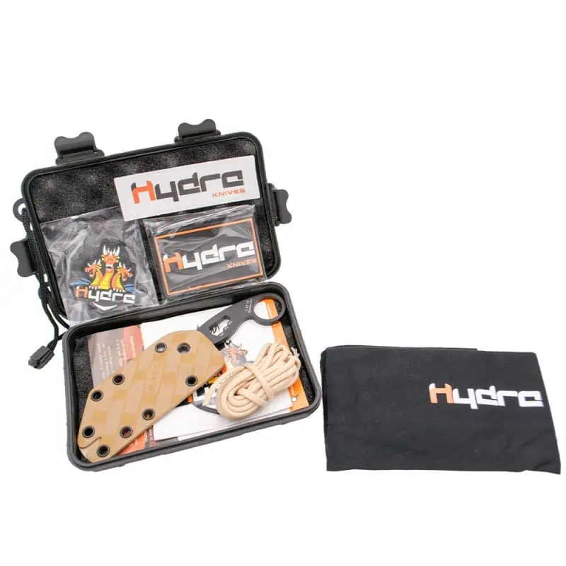 Hydra Knives Buzzard Black Neckknife – Bild 2