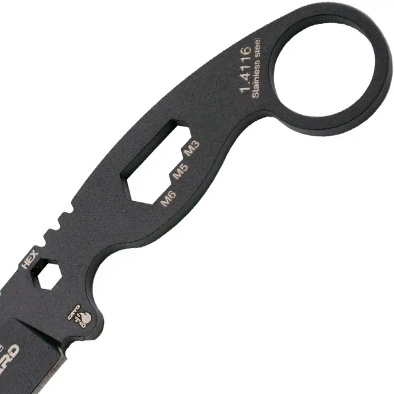 Hydra Knives Buzzard Black Neckknife – Bild 5