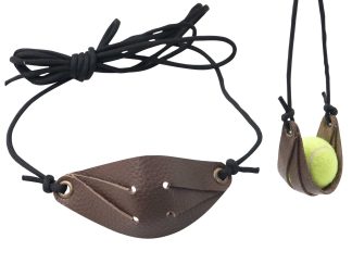 steinschleuder sling leder