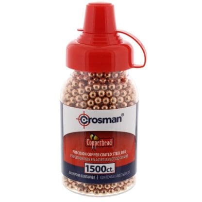 crosman stahklugeln copper bbs 4,5mm kupferbeschichtete stahlkugeln für airsoft und zwille