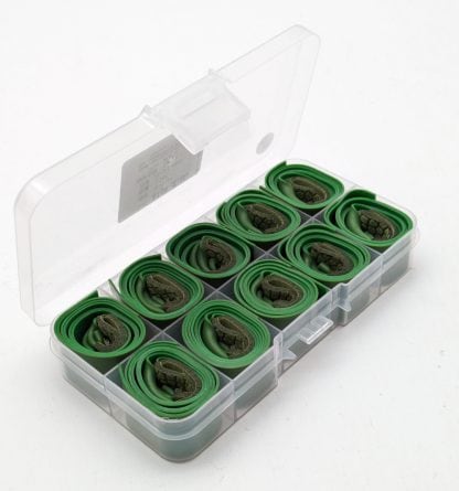 zwillengummi beginner box flachbandgummis für zwille OTT green