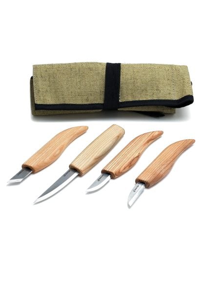 beavercraft schnitzmesserset mit rolle