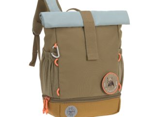 lässig kindergartenrucksack rolltop olive