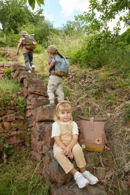 LÄSSIG Kindergartenrucksack Rolltop Nature – Bild 4