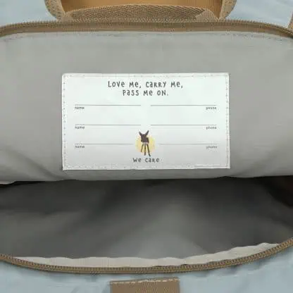 LÄSSIG Kindergartenrucksack Rolltop Nature – Bild 7