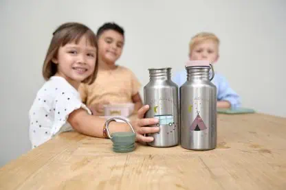 LÄSSIG Edelstahl Kinder Trinkflasche – Bild 10