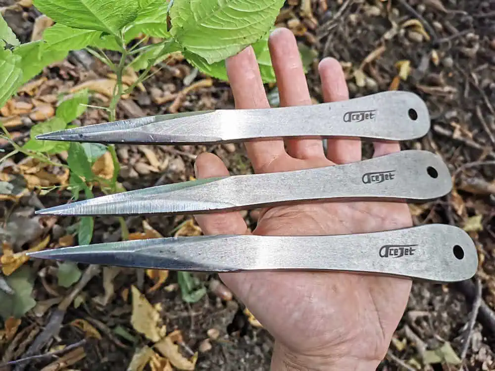 ACEJET Stinger Wurfmesser 3 Stück 8mm dick - unzerstörbar!!! – Bild 4