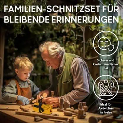 ELI Schnitzmesser Kinder Set 8teilig – Bild 4