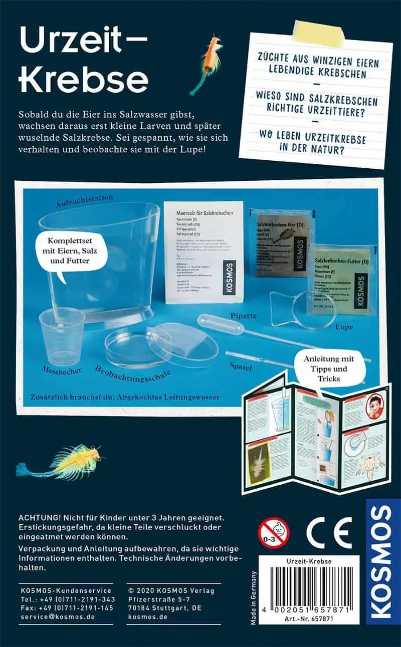 KOSMOS Urzeit-Krebse Experimentierkasten – Bild 3