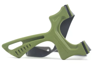 simpleshot torque x slingshot steinschleuder zwille spottschleuder green