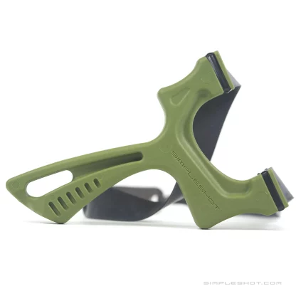 simpleshot torque x slingshot steinschleuder zwille spottschleuder green