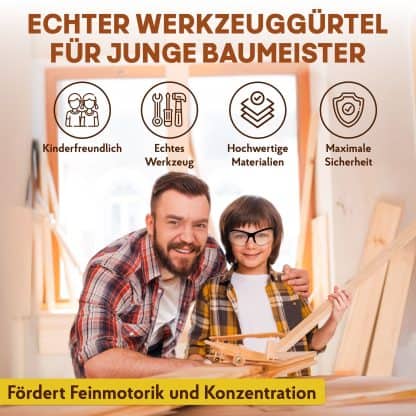 Eli® Werkzeuggürtel Kinder Set ab 6 Jahre – Bild 7