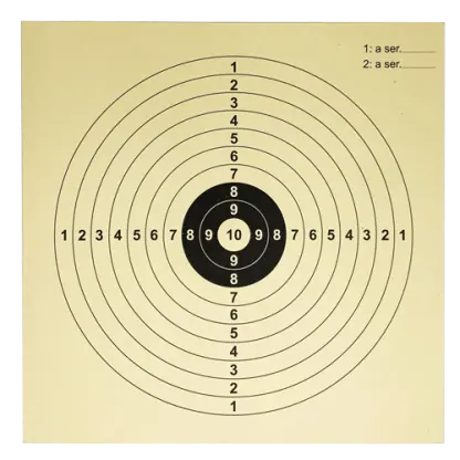 zielscheiben 14x14cm luftgewehr zwille slingshot