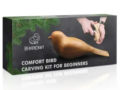 beavercraft holzschnitz startset vogel geschenkideen