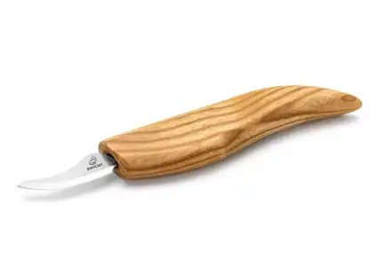 beavercraft schnitzmesser gebogene klinge holschnitzarbeiten carbonstahl 10 jahre garantie