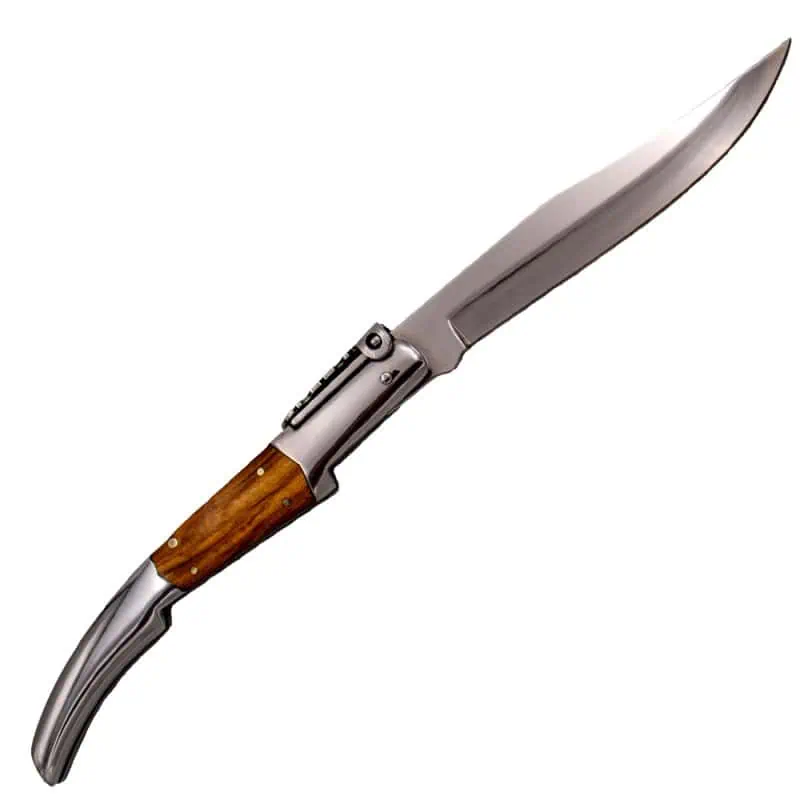 third ratschenmesser amber olivenholz taschenmesser klappmesser