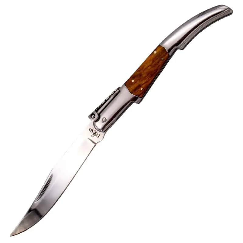 THIRD Ratschenmesser Amber Olivenholz – Bild 2