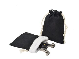 zwillenbeutel fleece dunkelbraun darkbrown slingshot zwillentasche transportbeutel