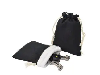 zwillenbeutel fleece dunkelbraun darkbrown slingshot zwillentasche transportbeutel