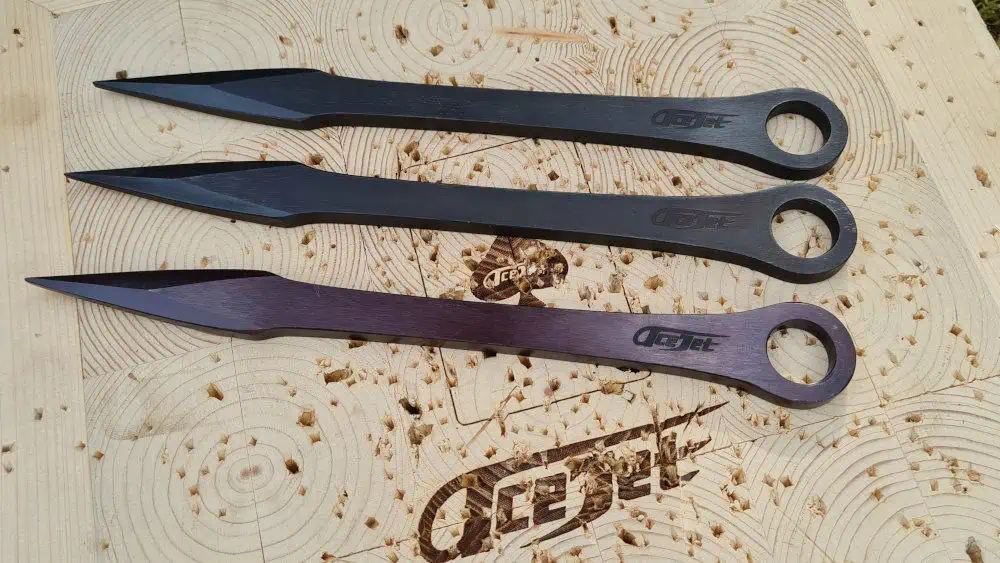 ACEJET Kunai NOSPIN SHADOW Wurfmesser 3 Stück – Bild 3