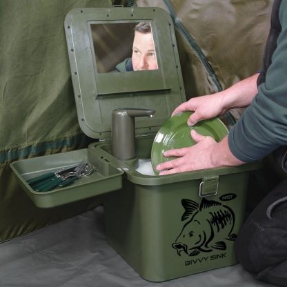 Bivy Sink Outdoor Waschbecken inkl. Auto-Tap Akku Wasserhahn – Bild 2