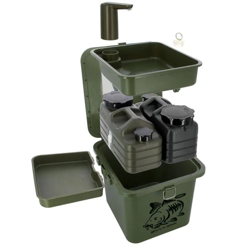 Bivy Sink Outdoor Waschbecken inkl. Auto-Tap Akku Wasserhahn – Bild 4