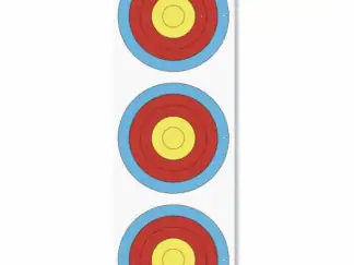 blasrohr zielscheibenauflage 3-spot 5-ring