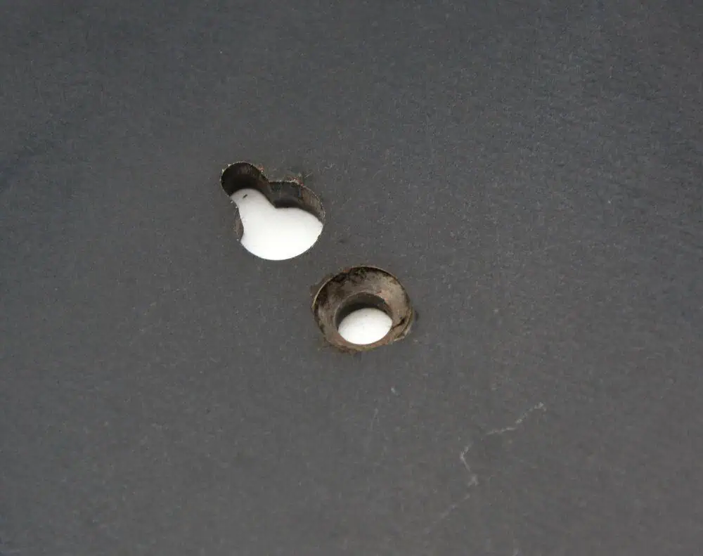 Trophäenschild Rehbock Stahl 6mm geölt – Bild 17