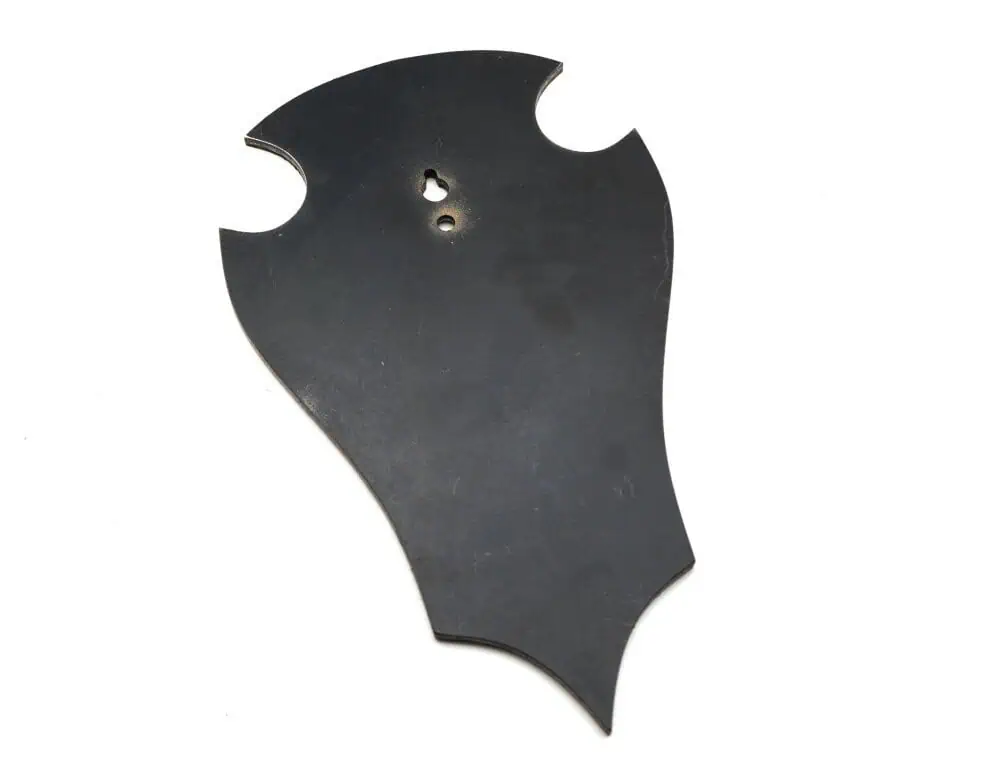 Trophäenschild Rehbock Stahl 6mm geölt – Bild 21