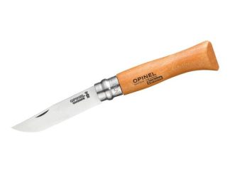 opinel no 08 taschenmesser klappmesser carbon