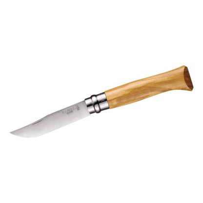 Opinel No 08 Olivenholz - optional Namen-Lasergravur – Bild 2