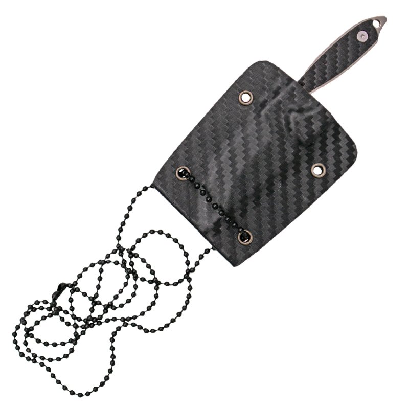 Kleines Outdoormesser 5,5cm Klingenlänge Kydex Messerscheide – Bild 3